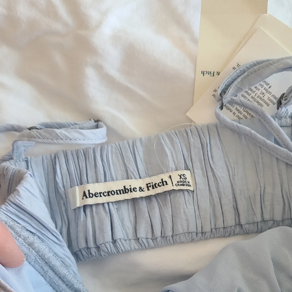 Abercrombie & Fitch Light Blue Maxi Dress
